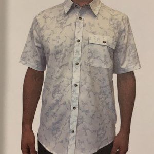 NEW Avalanche Outdoor Supply Co Men's Woven Button Down Shirt 4-way Stretch